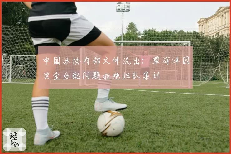中国泳协内部文件流出：覃海洋因奖金分配问题拒绝归队集训